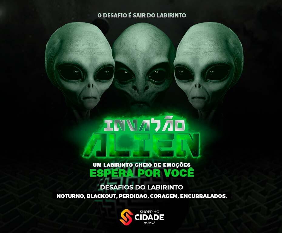 Boulevard oferece labirintos 'Invasão Alien' para crianças e adultos -  Portal Paiquerê 91,7